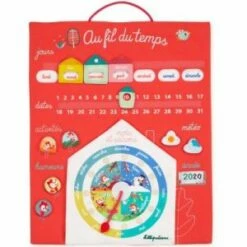 Lilliputiens Calendrier Au Fil Du Temps Français Corail