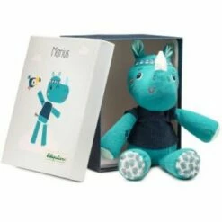 Lilliputiens Peluche Câline Marius Le Rhinocéros (29 Cm)