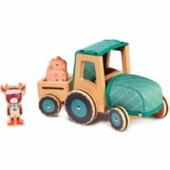 Lilliputiens Tracteur En Bois Rosalie La Vache
