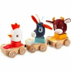 Lilliputiens Petit Train Aimanté Ferme