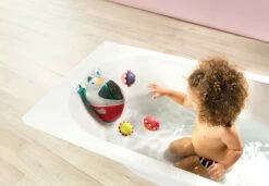 Lilliputiens Panier De Basket Pour Le Bain Nicolas -Jouet Soldes Magasin 83044 panier de basket de bain nicolas lilliputiens 4