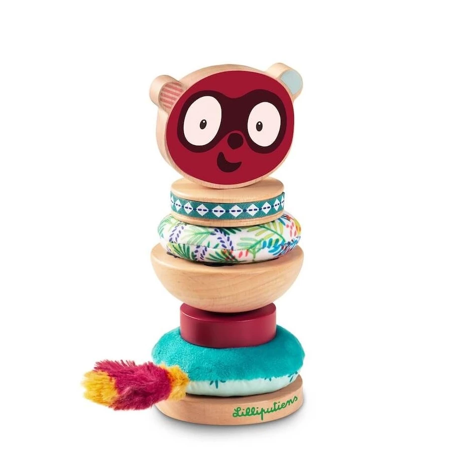 Lilliputiens Pyramide à Empiler Georges 3 Lilliputiens Pyramide à Empiler Georges