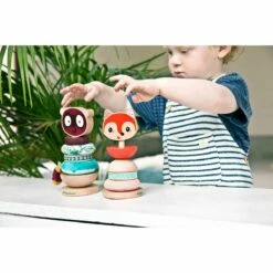 Lilliputiens Pyramide à Empiler Georges 11 Lilliputiens Pyramide à Empiler Georges -Jouet Soldes Magasin 83115 georges pyramide a empiler lilliputiens jouet en bois empilable 5