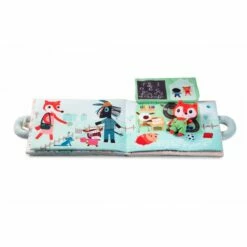Lilliputiens Bonjour Petit Renard - Livre D'activités -Jouet Soldes Magasin bonjour petit renard livre activites 83270 tissu doux peluche bebe