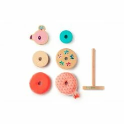 Lilliputiens Pyramide à Empiler Anaïs -Jouet Soldes Magasin pyramide a empiler anais 83260